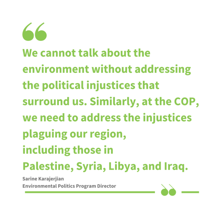 Sarine quote at cop 28
