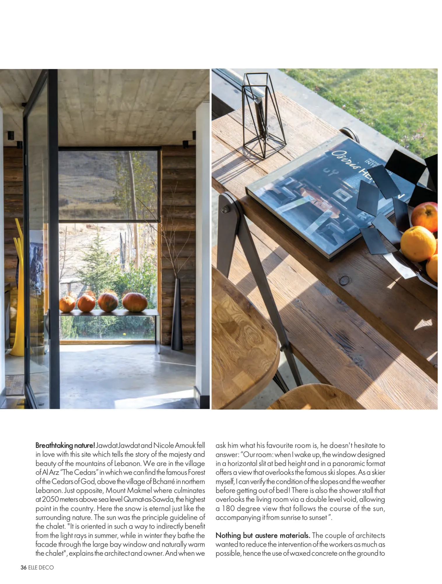 ELLE DECORATION - Chalet Arnouk image 4