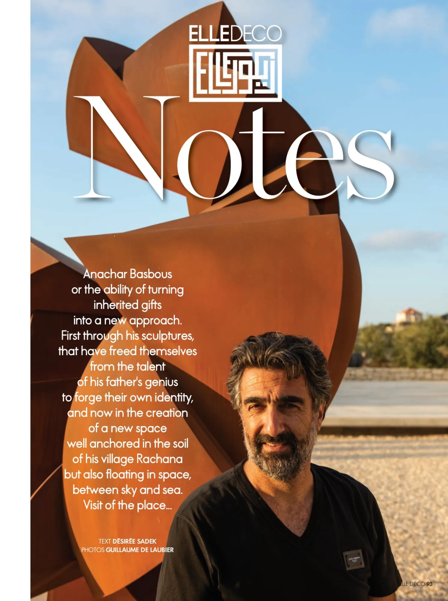 ELLE DECO - Notes publication cover