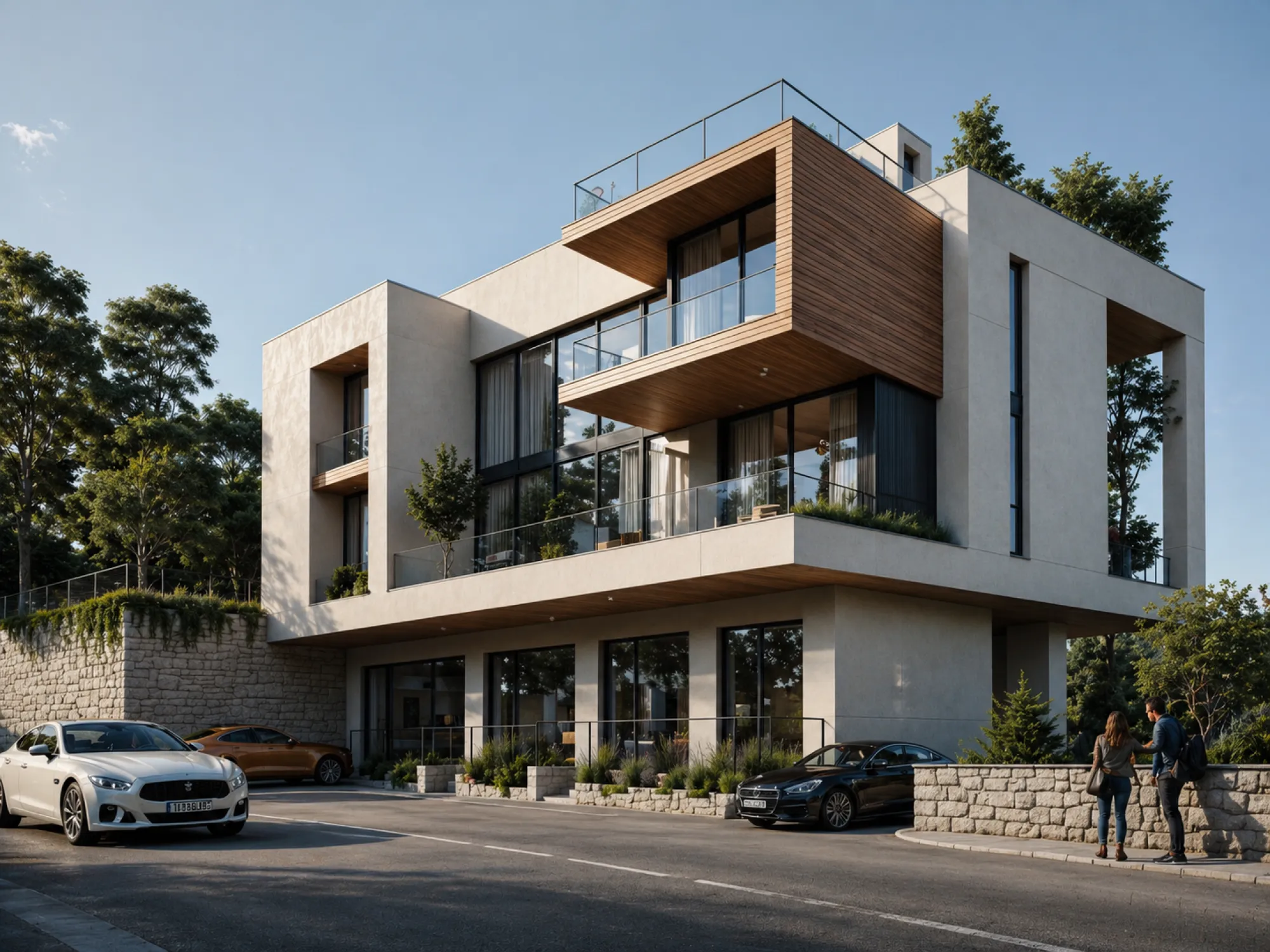 Mixed use building project cover image