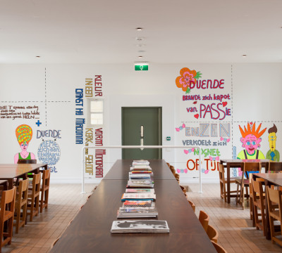 Pam Emmerik, design for wall painting ‘Duende Too’, 2013. Photo: Lotte Stekelenburg.