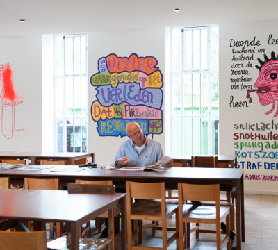 Pam Emmerik, design for wall painting ‘Duende Too’, 2013. Photo: Lotte Stekelenburg.