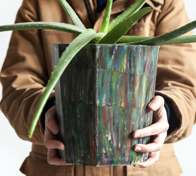 Precious Plastics, flowerpot, Dave Hakkens