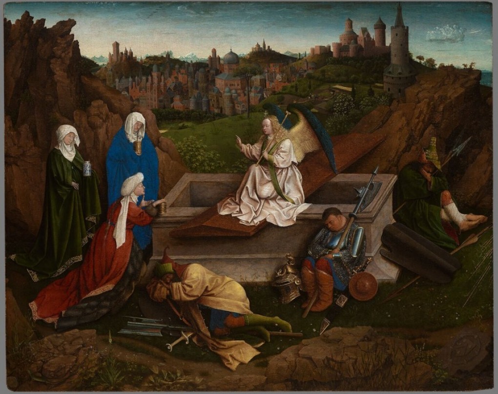 Jan van Eyck, De drie Maria's aan het graf (1425-1435)