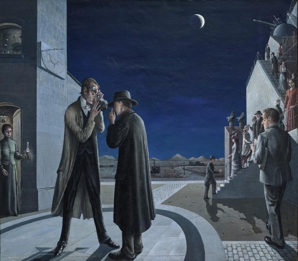 Paul Delvaux, Les phases de la lune III (De maanstanden III), 1942