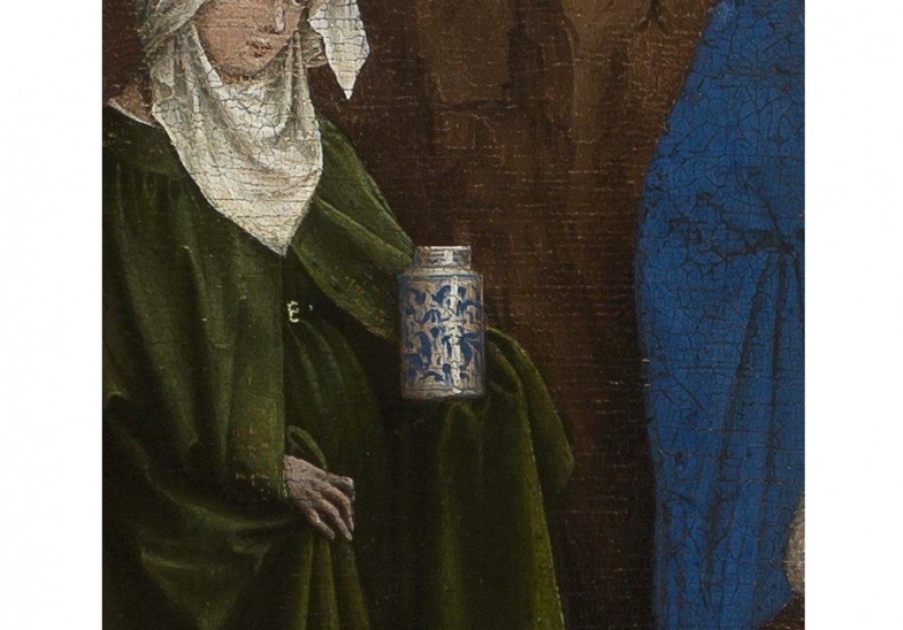 Detail met de Syrische apothekerspot