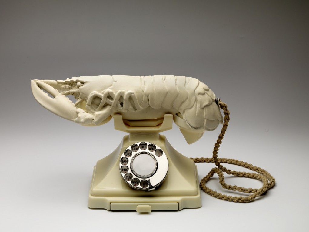 Salvador Dalí, White Aphrodisiac Telephone (Witte lustopwekkende telefoon), 1936