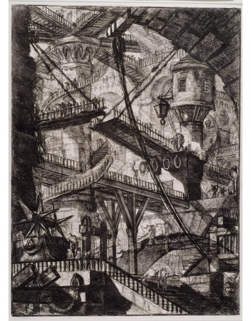 Giovanni Battista Piranesi, The Drawbridge, 1761, collection Museum Boijmans Van Beuningen.