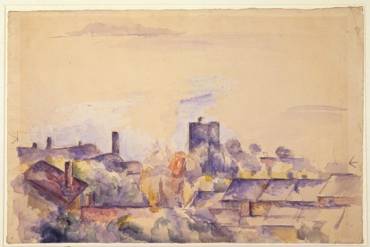 Paul Cézanne, Gezicht op l’Estaque en de golf van Marseille, circa 1878 – 1882, Museum Boijmans Van Beuningen, Rotterdam (voormalige collectie Koenigs)