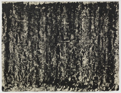 Richard Serra: Composite 1-9, 2016. Etching ink, silica and litho crayon on paper 31 x 39¾” (78.7 x 101 cm) C/o Pictoright Amsterdam, 2017.
