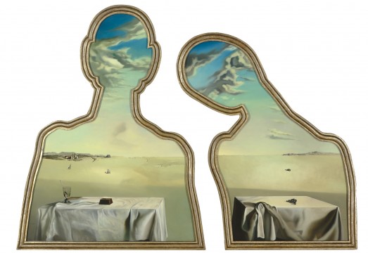 Salvador Dali, Couple aux têtes pleines de nuages, 1936. Museum Boijmans Van Beuningen, Rotterdam. forotgraaf: Studio Tromp, Rotterdam. © Salvador Dalí, Dundación Gala-Salvador Dalí. ©Pictoright Amsterdam 2017
