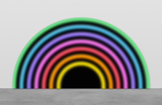 Vierzehnterseptemberzweitausendundfünfzehn, 2015, acrylic on canvas, 270 x 540 cm