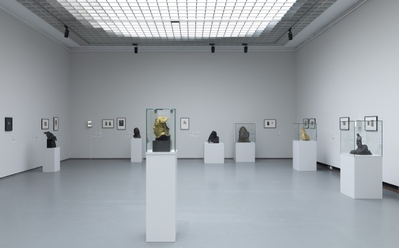 Tentoonstelling Brancusi, Rosso, Man Ray - Framing Sculpture, Museum Boijmans Van Beuningen, 2014. Foto: Gert-Jan de Rooij, Amsterdam.