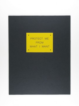 Contemporary Archeology - Protect Me from What I want, Voorzijde kunstenaarseditie, 1990. Uitgeverij Bébert. Collectie Museum Boijmans Van Beuningen