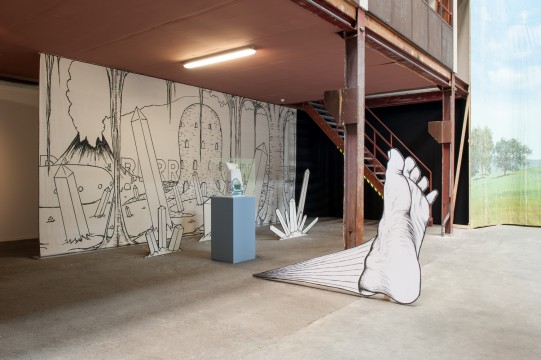 Exhibition overview 'Submarine Wharf - XXXL Painting' Photo: Lotte Stekelenburg