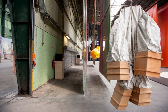 Exhibition overview 'Submarine Wharf - XXXL Painting' Photo: Lotte Stekelenburg