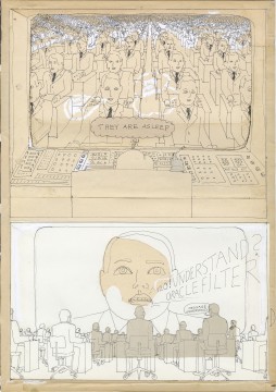 Hariton Pushwagner, van / from: Soft City, pagina / page 112 tekening / drawing 176, 1969-1975, Image courtesy and copyright the artist