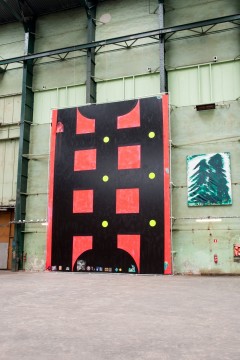 Exhibition overview 'Submarine Wharf - XXXL Painting' Photo: Lotte Stekelenburg