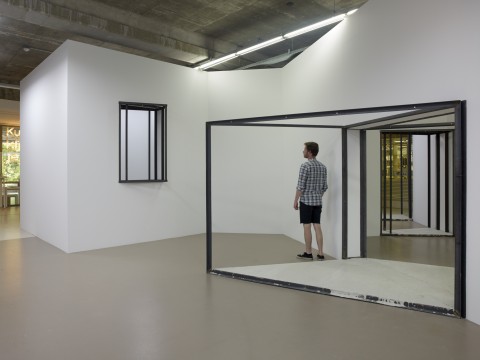Exhibition overview 'Sensory Spaces 1 - Oscar Tuazon' Photo: Hans Wilschut