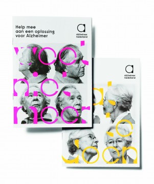 Studio Dumbar, titel: Alzheimer Nederland. Foto: Pieter Claessen