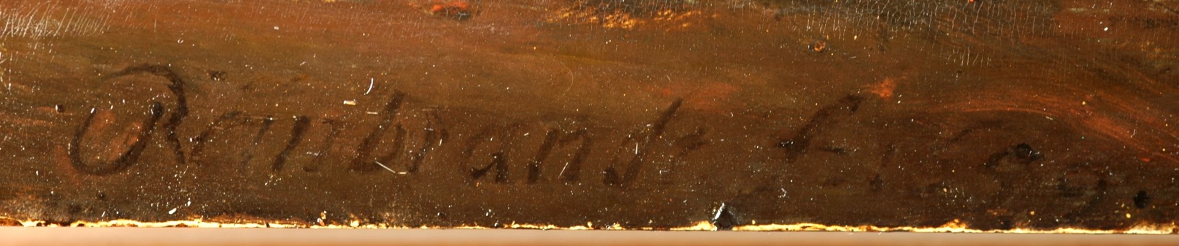Detailopname signatuur Tobit en Anna, 2010, Archief Museum Boijmans Van Beuningen