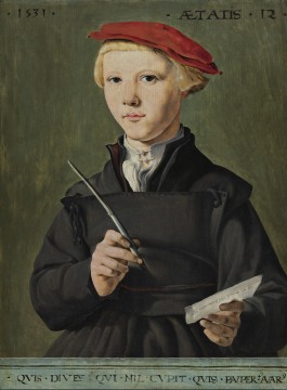 Jan van Scorel, Portrait of a Young Student, 1531, Museum Boijmans Van Beuningen, Rotterdam.