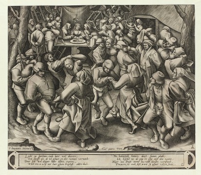 Pieter van der Heyden, The Peasant Wedding Dance, c.1570-1572, Museum Boijmans Van Beuningen, Rotterdam. From the estate of Dr. J.C.J. Bierens de Haan 1951