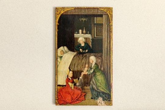 Het gestolen schilderij - mét beschadiging - is terug in Museum Boijmans Van Beuningen. Foto: Aad Hoogendoorn.
