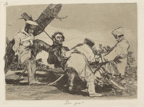 Francisco Goya, Por qué? (Waarom?), ca. 1810-1814, collectie Museum Boijmans Van Beuningen