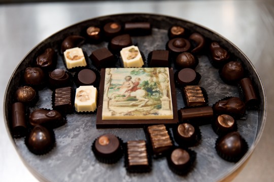 God van de schilders in puurste vorm bij 'nJoy Chocolate. Foto: Aad Hoogendoorn