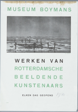 27-04-1940 t/m 10-05-1940 - Schilderijen, beeldhouwwerken en grafiek door Rotterdamsche beeldende kunstenaars