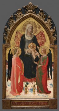 Fra Angelico, Maria and Child with Two Angels, c. 1420