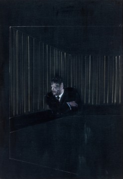 Francis Bacon, Man in blue I, 1954