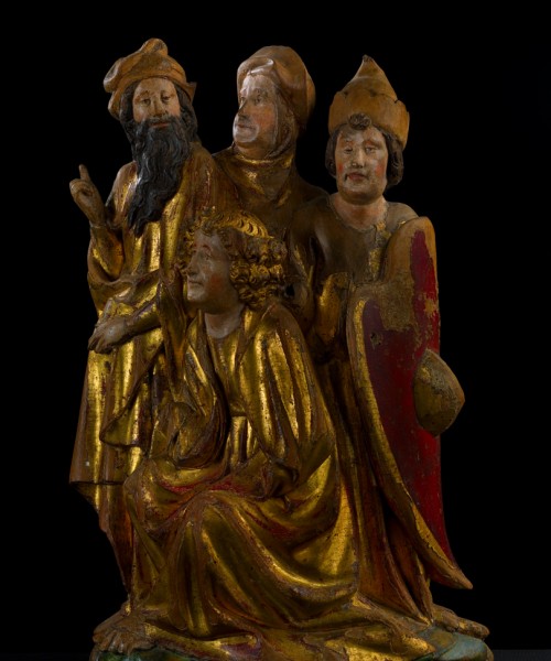 Anonymous, Two Calvary Groups: John and three Men, Museum Boijmans Van Beuningen, Rotterdam. Donation: former collection Schoufour Martin