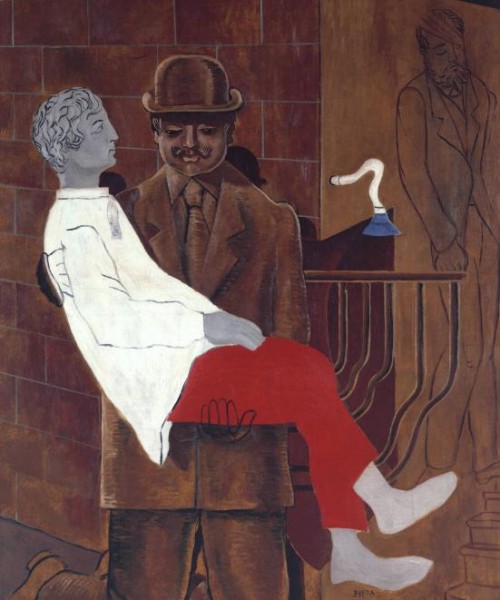 Max Ernst Pietà ou La révolution la nuit (Pietà of Nachtelijke revolutie), 1923. © Tate, London 2015, © Pictoright Amsterdam 2017
