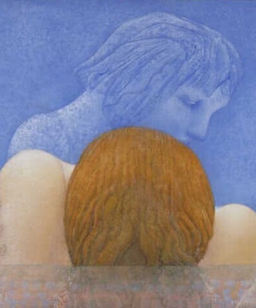 Co Westerik, Meisje met haar in het water, 1982, Museum Boijmans Van Beuningen, Rotterdam.