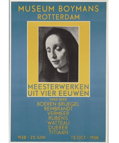 25-06-1938 t/m 15-10-1938 - verlengd tot 01-11-1938 - Meesterwerken uit vier eeuwen, 1400 – 1800