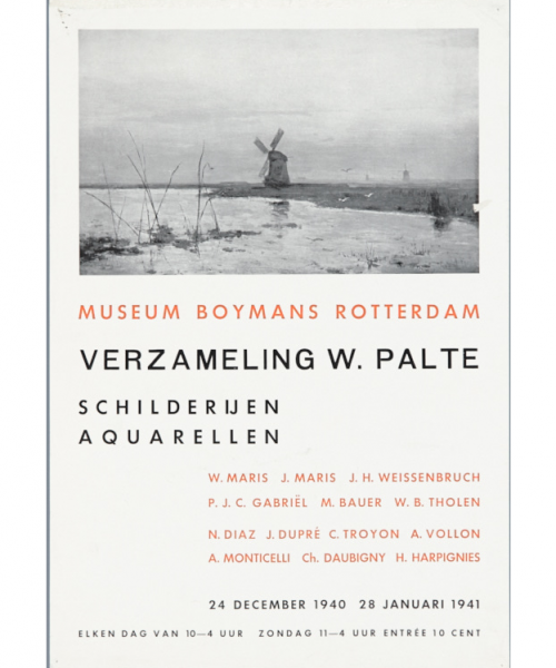 24-12-1940 t/m 10-02-1941 - Verzameling W. Palte. Schilderijen en Aquarellen