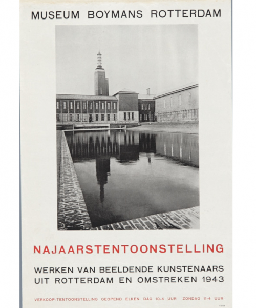 Opening 18-09-1943 - Najaarstentoonstelling van werken door beeldende kunstenaars uit Rotterdam en omstreeken