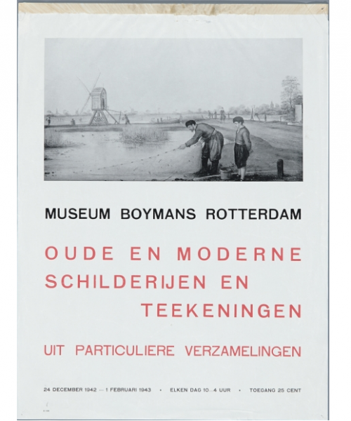 23-12-1942 t/m 08-02-1943 - Oude en moderne schilderijen en teekeningen uit particuliere verzamelingen