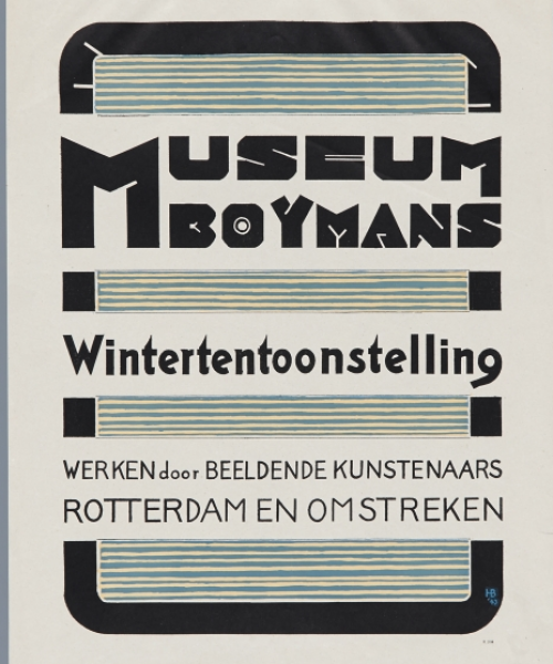 Opening 22-12-1943 - Wintertentoonstelling van werken door beeldende kunstenaars uit Rotterdam en omstreeken