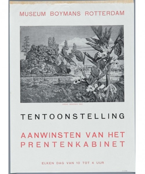 Opening 22-12-1943 - Aanwinsten prentenkabinet 1941-1943