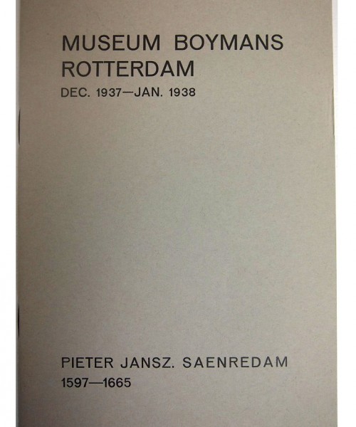 1937/38 - cat.nr. 29 - Schilderijen en teekeningen Pieter Jansz. Saenredam, 1597-1665