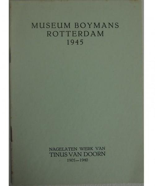 1945 - cat.nr. 58 - Schilderijen en beeldhouwwerken van Tinus van Doorn, 1905-1940