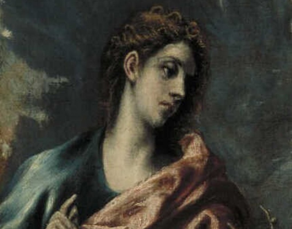 El Greco, Saint John the Evangelist, c.1610-20. Oil on canvas