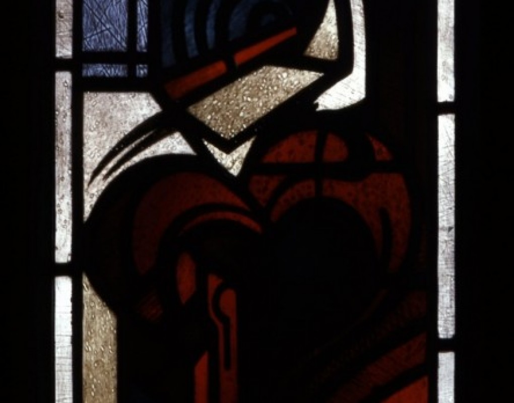 Johan Thorn Prikker, Bleeding Heart, 1927. Stained glass