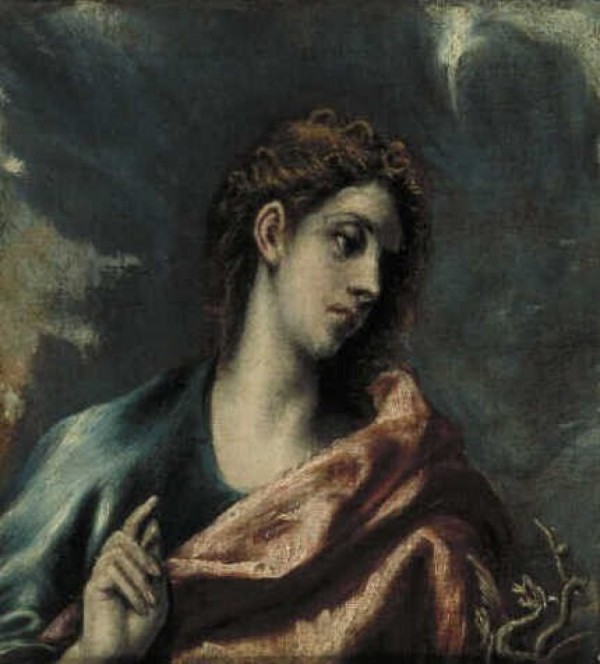 El Greco, Johannes de Evangelist, ca. 1610 – 1620. Olieverf op doek