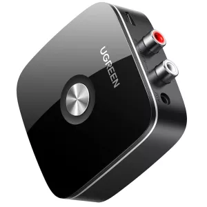 UGREEN Bluetooth 5.3 Receiver Audio Adapter – Wireless RCA & AUX Audio Receiver for Home Stereo, Car, and Speakers