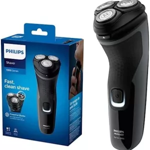 Philips Shaver 1000 Series – Electric Rotary Shaver with PowerCut Blades for Fast, Clean, and Comfortable Shave