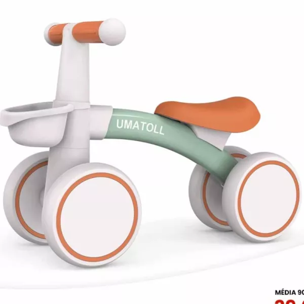 Umatoll Baby Balance Bike (Green) size (39x23x17)